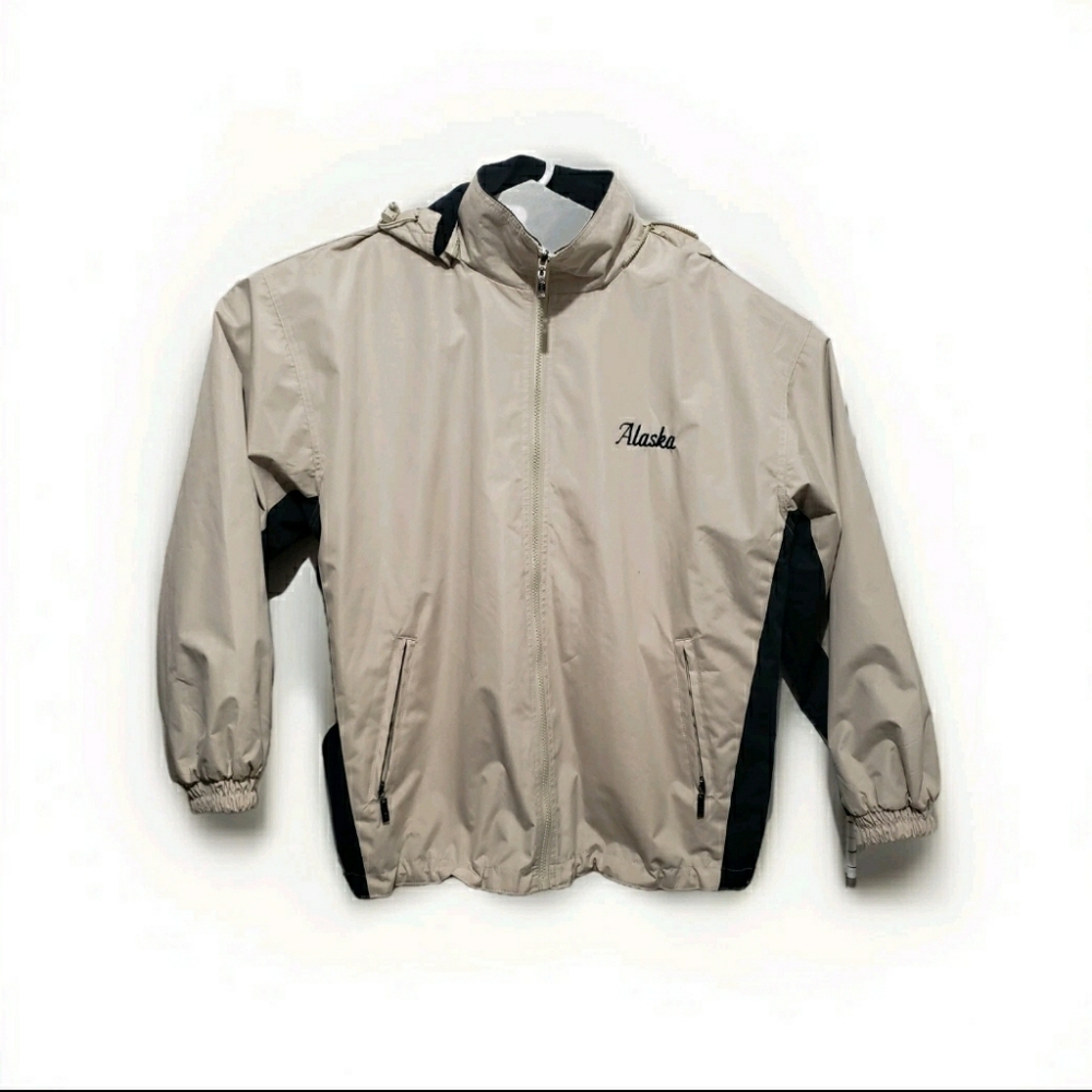 Alaska Santco Jacket Reversible Lined Coat Men Size L, Well Maintained  Comfort.